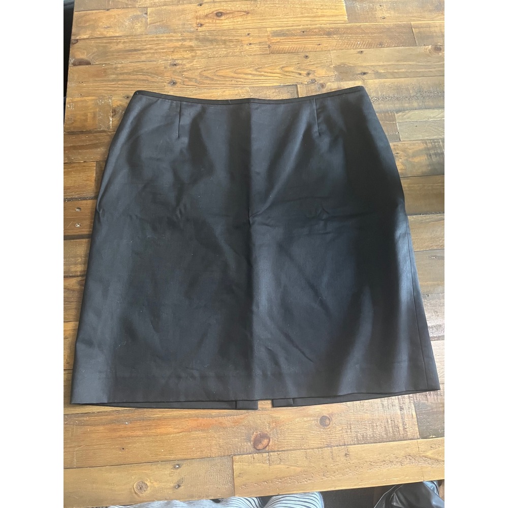 Pencil Skirt Professional Minimalist Women 18 Black Career Office Wear